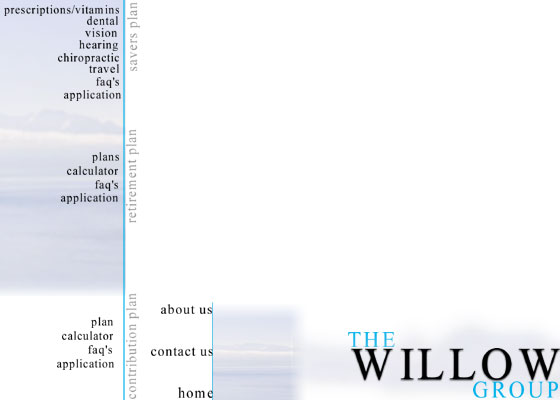 Interior page mockup