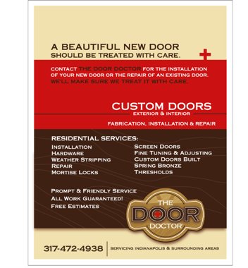 The Door Doctor flyer mockup